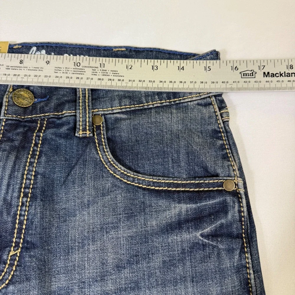 Wrangler Retro Slim Boot Jeans Mens 30x34 Blue Western Cowboy Stretch Denim NEW